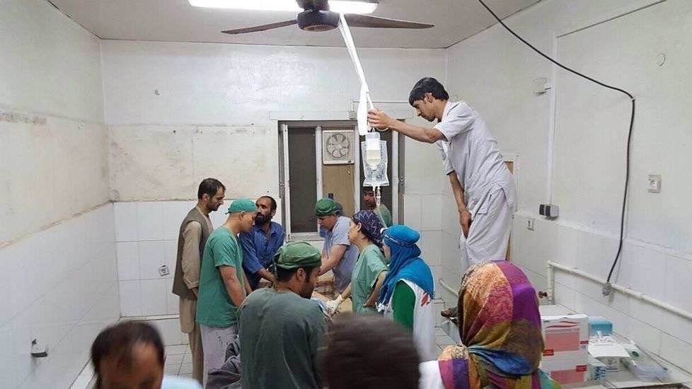 Uno de los quirófanos del hospital de Kunduz en Afganistán.