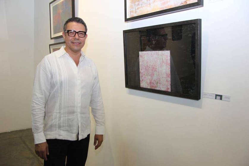 José Toledo, en la exposición.