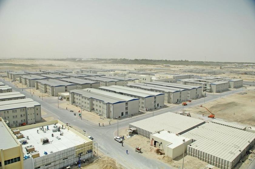 La zona industrial de Mafraq en Abu Dhabi.