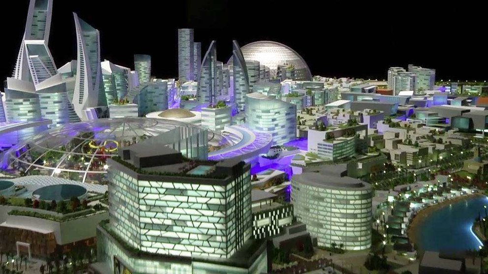 Una vez terminado el centro comercial de Dubai será el más grande del mundo.