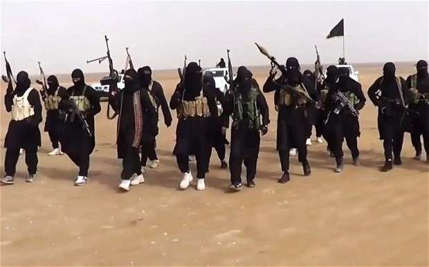 Militantes de ISIS en Irak.
