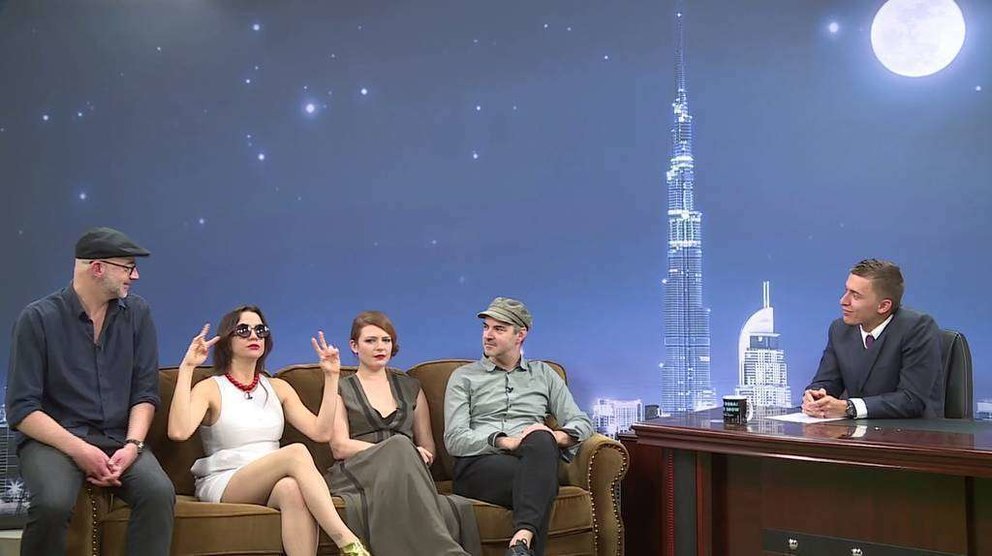  Loubo Siois entrevista a los componentes de Nouvelle Vague en 'The Dubai Talk Show'.