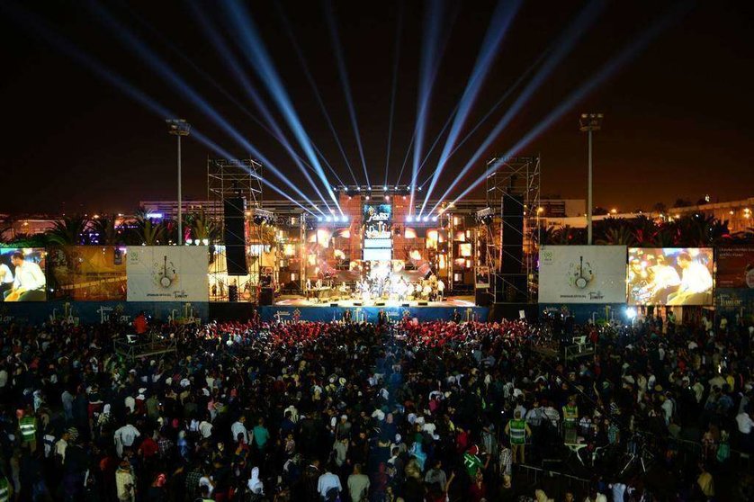Espectacular escenario en el Festival Timitar de Agadir en Marruecos. (Cedida)