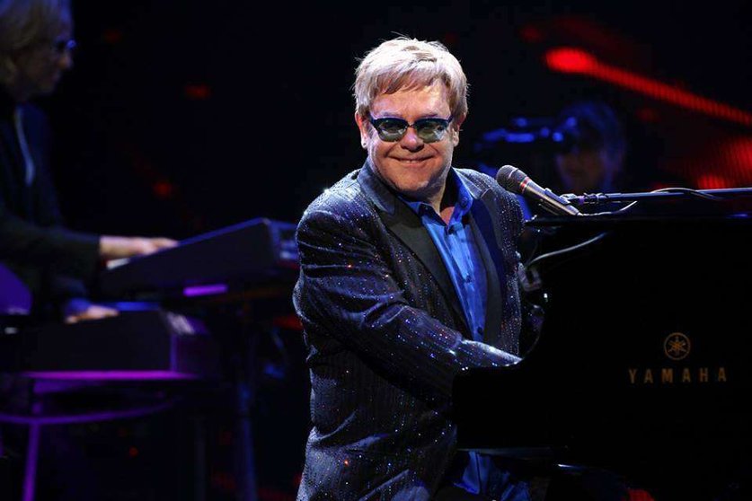 El cantante Elton John durante un concierto. (Melanie Escombe, Elton John Facebook)