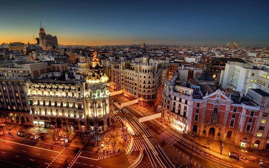 Una imagen de la capital de España, Madrid.