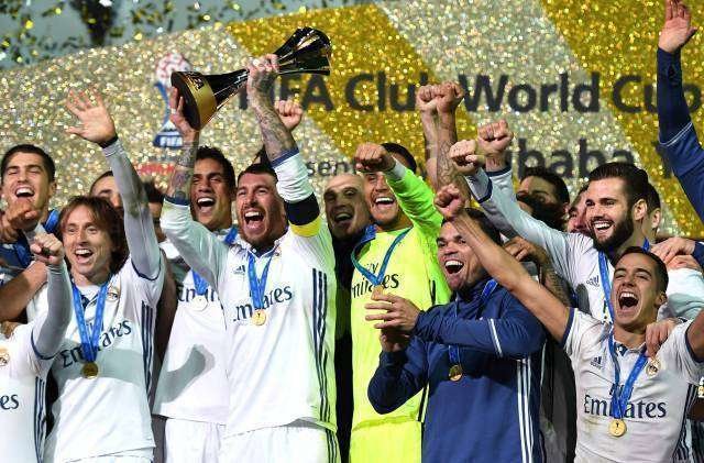 El Real Madrid ganador de la Copa de Clubs 2016.