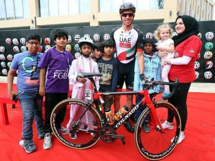 El portugués Rui Costa en el Abu Dhabi Tour.