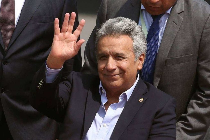 En la imagen de Reuters, el presidente de Ecuador, Lenin Moreno.