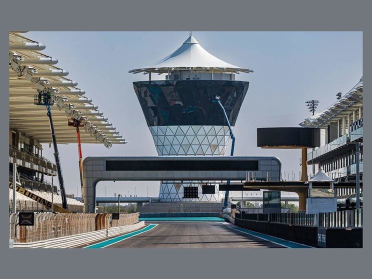 El circuito de Yas Marina en Abu Dhabi. (WAM)
