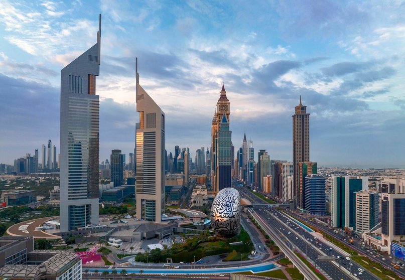 una imagen del centro de Dubai. (Dubai Media Office)