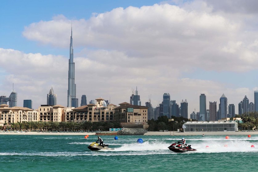 Motos acuáticas. (Dubai Media Office)