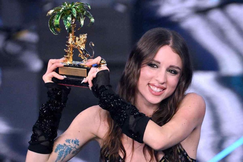Angelina Mango, ganadora de Sanremo con una cumbia, representará a Italia en Eurovisión 2024. (Fuente externa)