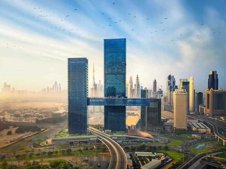 Una imagen del centro de Dubai. (X)