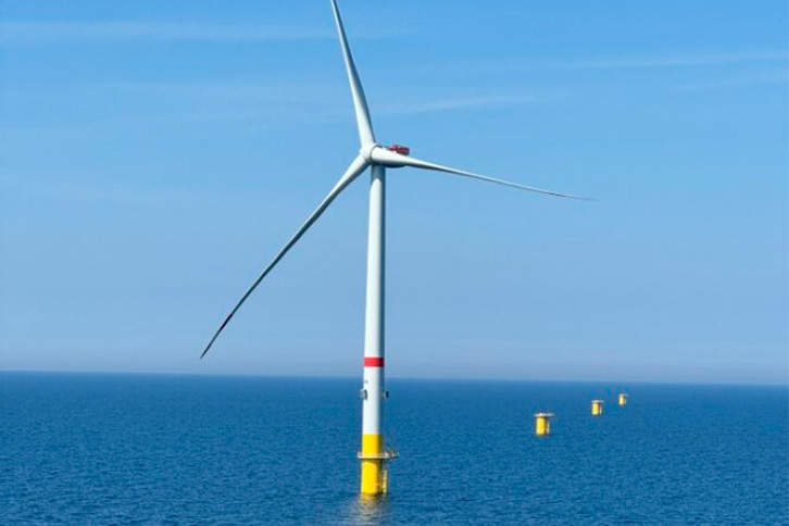 El parque eólico está en Alemania frente a la costa de Pomerania. (Iberdrola)