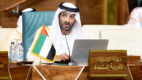 Abdulla Bin Touq al-Marri, ministro de Economía de EAU. (WAM)