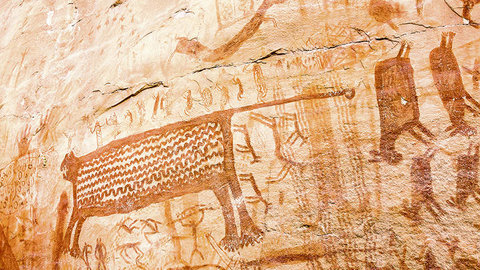 Chiribiquete alberga más de 200.000 pinturas rupestres, algunas con 20.000 años de antiguedad. (Fuente externa)