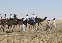 Una imagen del desierto de Al Dhafra en Abu Dhabi. (Fuente externa)