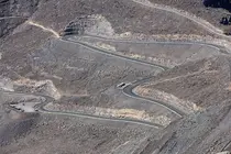 Impresionante ascensi&oacute;n de la carretera de Jebel Jais. (R. P&eacute;rez / EL CORREO)