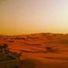 Una imagen del desierto de Abu Dhabi cerca de la frontera saud&iacute;. (EL CORREO)