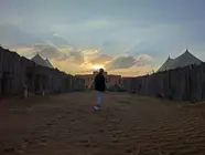 Atardecer en el desierto de EAU. (EL CORREO)