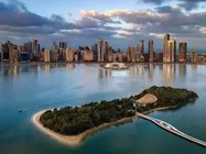 Al Noor Island en el emirato de Sharjah.