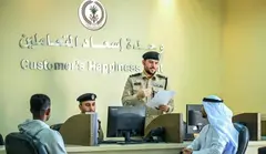 Una imagen de la Polic&iacute;a de Sharjah. (X)