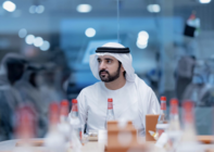 El jeque Hamdan durante un acto en Dubai. (X)