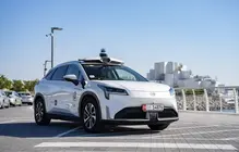 Robotaxi en la capital de EAU. (X)