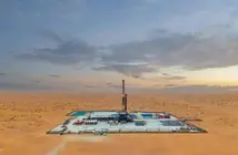 Vista aérea del campo de Hedebah en Sharjah. (Fuente externa)