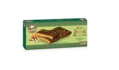Una tableta de turrón Dubai, a la venta en el mercado español. (Fuente externa)