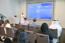 Un momento de la presentación de la fase 1 de programas del Dubai World Trade Centre. (WAM)