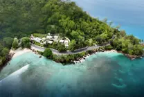 La carretera financiada por Abu Dhabi en Seychelles. (WAM)