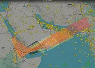 La zona sombreada corresponde a las afectadas por las cenizas del volcán. (Fuente externa)