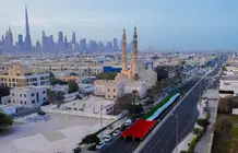 Imagen aérea de una anterior edición del desfile en Dubai. (X)