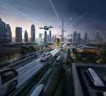 El transporte del futuro en Dubai. (WAM)