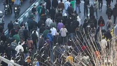 Manifestantes en Ir&aacute;n. (X)