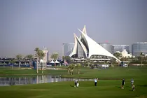 Instalaciones de golf en Dubai Creek. (X)