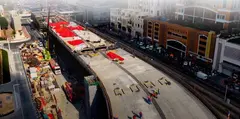 El nuevo puente de acceso a Dubai Harbour. (RTA)