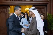 presidentes de Paraguay y EAU en Abu Dhabi. (WAM)