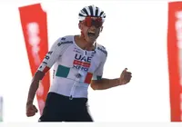 El ciclista del UAE Team Isaac Del Toro. (WAM)