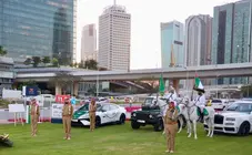 Despliegue de la Polic&iacute;a de Dubai. (X)
