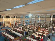 Perspectiva general de la celebraci&oacute;n del iftar en The Spanish School of Abu Dhabi, (Cedida)