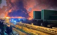 Bombardeo sobre la capital iran&iacute;. (Redes sociales)