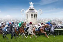 Cartel anunciador de la Copa del Presidente de EAU de caballos &aacute;rabes. (WAM)