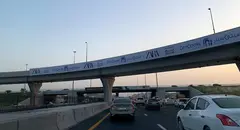 La autopista E311 a su paso por Sharjah. (EL CORREO)