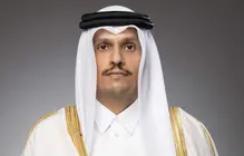 El primer ministro y ministro de Asuntos Exteriores de Qatar, jeque Mohammed bin Abdulrahman bin Jassim Al Thani. (Qna)