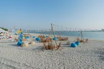 Al Mamzar Beach en Dub&aacute;i. (X)