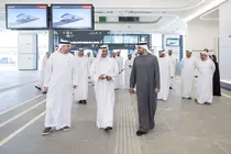 Un momento de la inauguraci&oacute;n de la estaci&oacute;n de Fujairah. (WAM)