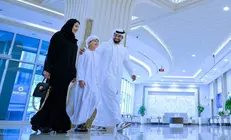 Una familia de Emiratos. (WAM)