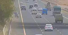 Captura de pantalla del v&iacute;deo difundido por la Polic&iacute;a de Abu Dhabi. (Instagram)
